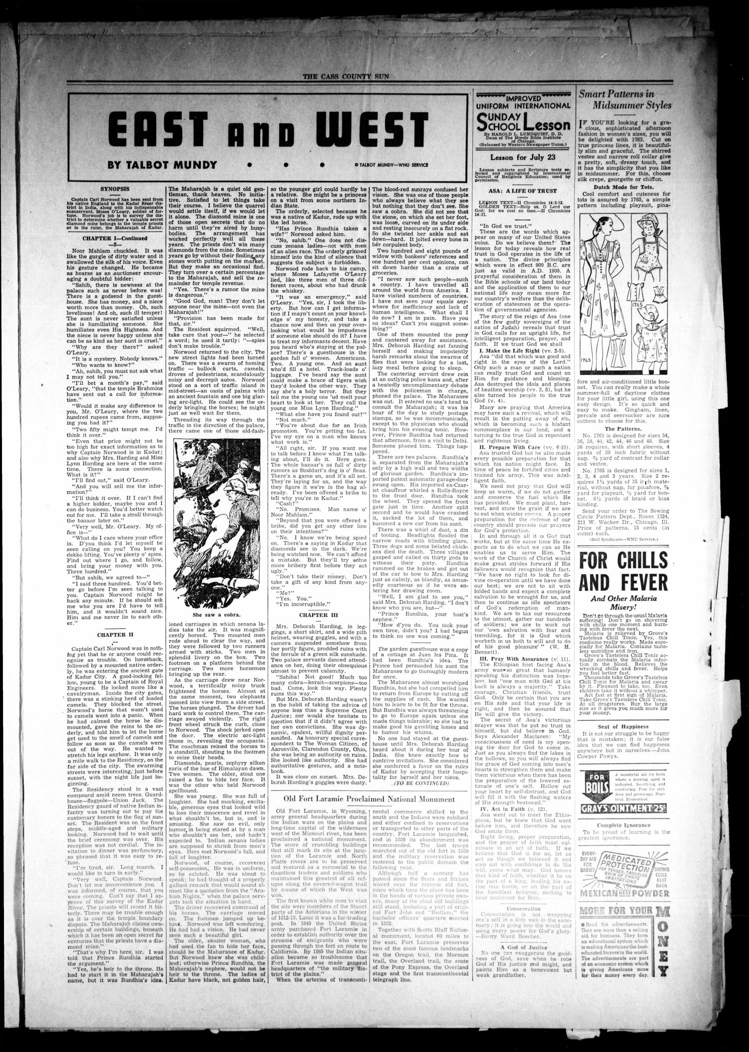 The Cass County Sun (Linden, Tex.), Vol. 64, No. 29, Ed. 1 Thursday, July 20, 1939
                                                
                                                    [Sequence #]: 3 of 8
                                                
