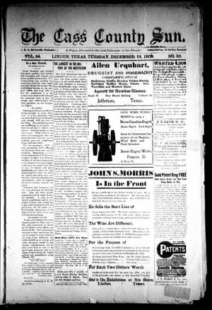 The Cass County Sun (Linden, Tex.), Vol. 34, No. 50, Ed. 1 Tuesday, December 14, 1909