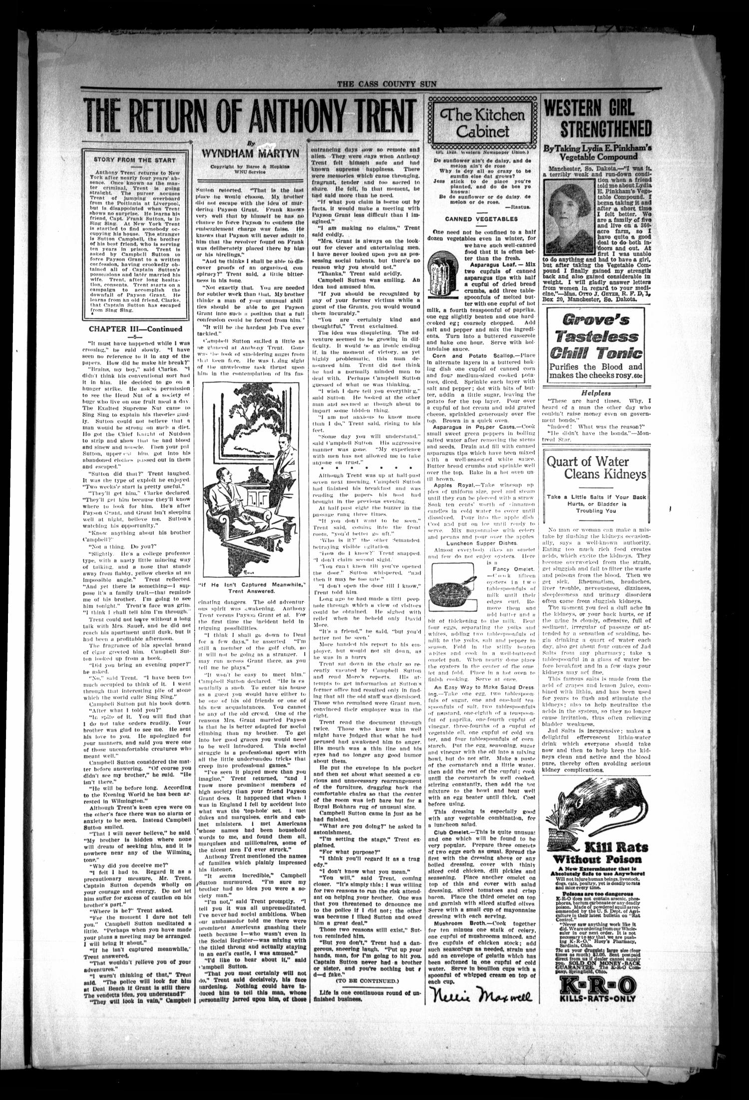 The Cass County Sun (Linden, Tex.), Vol. 53, No. 10, Ed. 1 Tuesday, March 6, 1928
                                                
                                                    [Sequence #]: 3 of 8
                                                