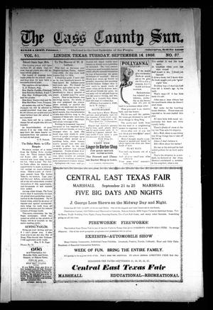 The Cass County Sun (Linden, Tex.), Vol. 51, No. 37, Ed. 1 Tuesday, September 14, 1926