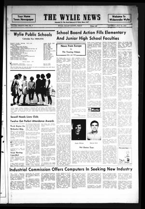 The Wylie News (Wylie, Tex.), Vol. 22, No. 7, Ed. 1 Thursday, July 24, 1969