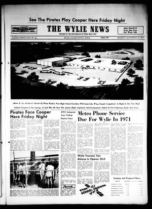 The Wylie News (Wylie, Tex.), Vol. 21, No. 16, Ed. 1 Thursday, September 19, 1968