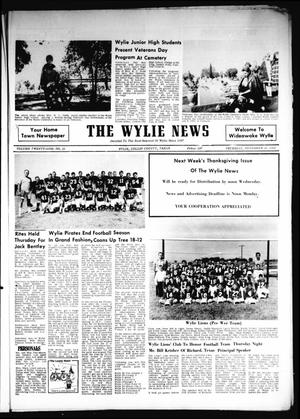 Primary view of object titled 'The Wylie News (Wylie, Tex.), Vol. 21, No. 25, Ed. 1 Thursday, November 21, 1968'.