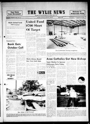 The Wylie News (Wylie, Tex.), Vol. 22, No. 21, Ed. 1 Thursday, October 30, 1969