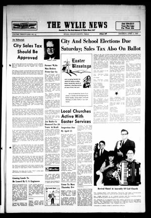 The Wylie News (Wylie, Tex.), Vol. 21, No. 43, Ed. 1 Thursday, April 3, 1969