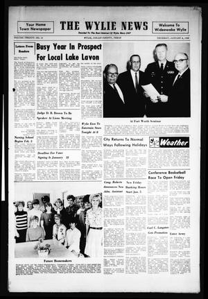 The Wylie News (Wylie, Tex.), Vol. 20, No. 31, Ed. 1 Thursday, January 4, 1968