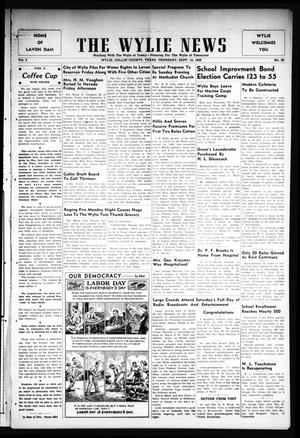 The Wylie News (Wylie, Tex.), Vol. 3, No. 26, Ed. 1 Thursday, September 14, 1950