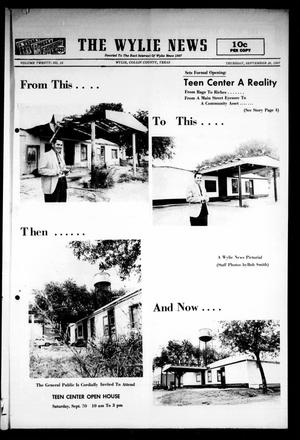 The Wylie News (Wylie, Tex.), Vol. 20, No. 18, Ed. 1 Thursday, September 28, 1967