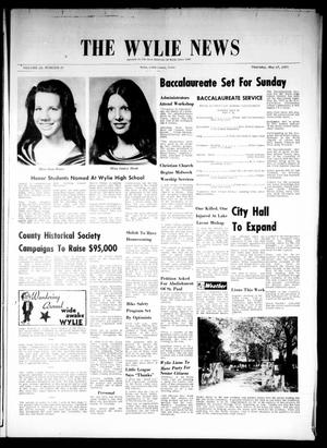The Wylie News (Wylie, Tex.), Vol. 25, No. 47, Ed. 1 Thursday, May 17, 1973