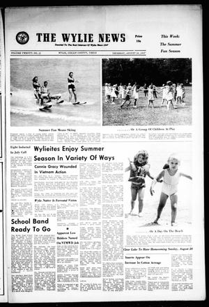 The Wylie News (Wylie, Tex.), Vol. 20, No. 11, Ed. 1 Thursday, August 10, 1967