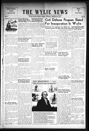The Wylie News (Wylie, Tex.), Vol. 3, No. 48, Ed. 1 Thursday, February 22, 1951
