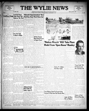 The Wylie News (Wylie, Tex.), Vol. 2, No. 25, Ed. 1 Thursday, September 1, 1949
