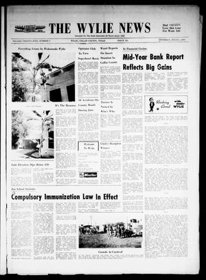 The Wylie News (Wylie, Tex.), Vol. 25, No. 3, Ed. 1 Thursday, July 13, 1972
