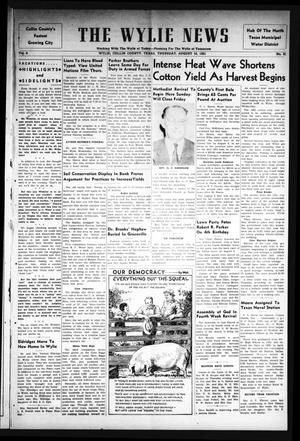 The Wylie News (Wylie, Tex.), Vol. 4, No. 21, Ed. 1 Thursday, August 16, 1951