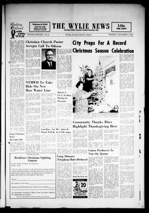 The Wylie News (Wylie, Tex.), Vol. 19, No. 28, Ed. 1 Thursday, December 1, 1966