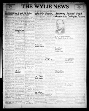 Primary view of object titled 'The Wylie News (Wylie, Tex.), Vol. 1, No. 2, Ed. 1 Friday, March 26, 1948'.
