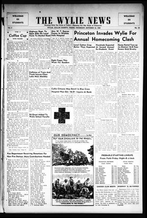 The Wylie News (Wylie, Tex.), Vol. 3, No. 30, Ed. 1 Thursday, October 12, 1950