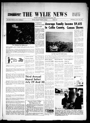 Primary view of object titled 'The Wylie News (Wylie, Tex.), Vol. 25, No. 5, Ed. 1 Thursday, July 27, 1972'.