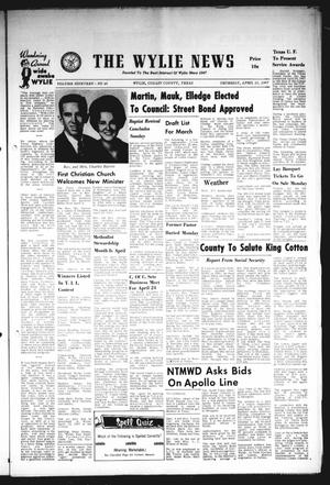The Wylie News (Wylie, Tex.), Vol. 19, No. 46, Ed. 1 Thursday, April 13, 1967