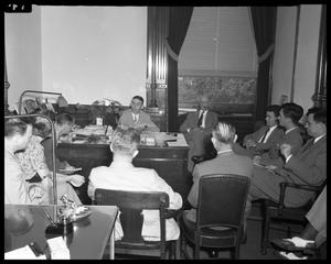 Primary view of object titled '[Acting governor Aikin in office]'.