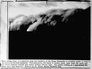 Primary view of object titled '[Dust Storm in Dimmitt, Texas]'.