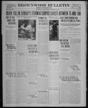 Primary view of object titled 'Brownwood Bulletin (Brownwood, Tex.), No. 280, Ed. 1 Tuesday, September 16, 1919'.