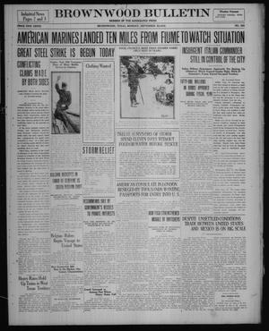 Brownwood Bulletin (Brownwood, Tex.), No. 285, Ed. 1 Monday, September 22, 1919