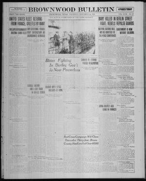 Brownwood Bulletin (Brownwood, Tex.), Vol. 18, No. 57, Ed. 1 Thursday, December 26, 1918