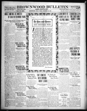Brownwood Bulletin (Brownwood, Tex.), Vol. 21, No. 59, Ed. 1 Friday, December 24, 1920
