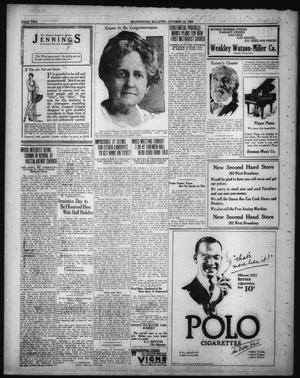 Brownwood Bulletin (Brownwood, Tex.), Ed. 1 Wednesday, October 25, 1922