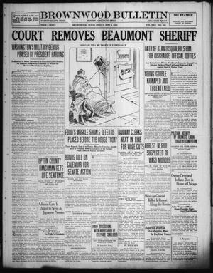 Brownwood Bulletin (Brownwood, Tex.), Vol. 22, No. 202, Ed. 1 Friday, June 9, 1922