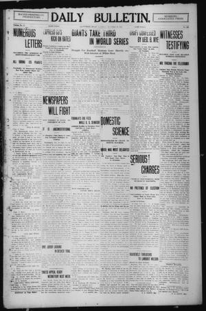 Daily Bulletin. (Brownwood, Tex.), Vol. 12, No. 300, Ed. 1 Thursday, October 10, 1912