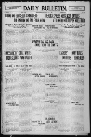 Daily Bulletin. (Brownwood, Tex.), Vol. 12, No. 301, Ed. 1 Friday, October 11, 1912
