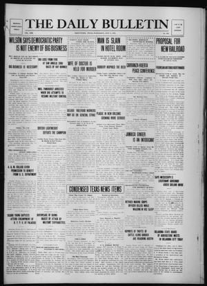 The Daily Bulletin (Brownwood, Tex.), Vol. 13, No. 213, Ed. 1 Wednesday, July 8, 1914