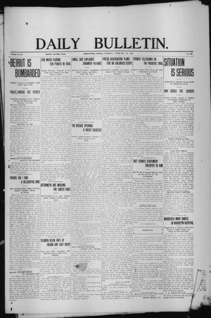 Daily Bulletin. (Brownwood, Tex.), Vol. 12, No. 106, Ed. 1 Saturday, February 24, 1912