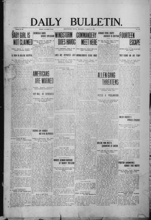 Daily Bulletin. (Brownwood, Tex.), Vol. 12, No. 128, Ed. 1 Thursday, March 21, 1912