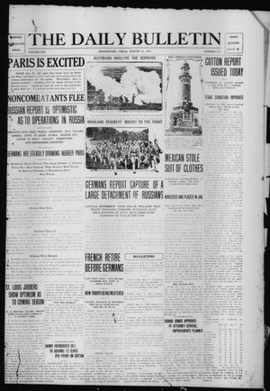 The Daily Bulletin (Brownwood, Tex.), Vol. 13, No. 260, Ed. 1 Monday, August 31, 1914