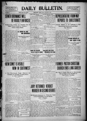 Daily Bulletin. (Brownwood, Tex.), Vol. 10, No. 82, Ed. 1 Friday, January 21, 1910