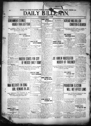 Daily Bulletin. (Brownwood, Tex.), Vol. 11, No. 194, Ed. 1 Friday, June 2, 1911