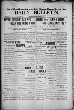 Daily Bulletin. (Brownwood, Tex.), Vol. 11, No. 310, Ed. 1 Tuesday, October 17, 1911