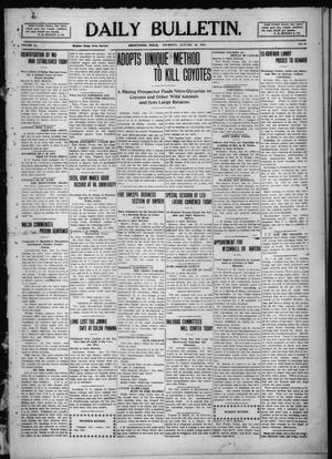 Daily Bulletin. (Brownwood, Tex.), Vol. 10, No. 81, Ed. 1 Thursday, January 20, 1910