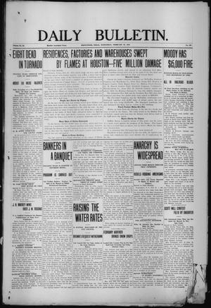 Daily Bulletin. (Brownwood, Tex.), Vol. 12, No. 103, Ed. 1 Wednesday, February 21, 1912