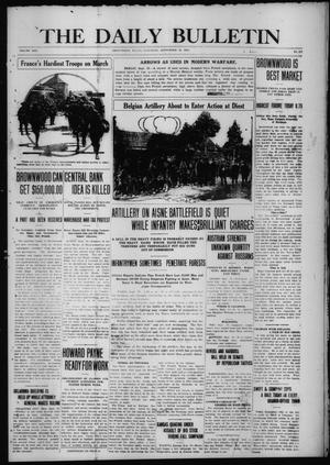 The Daily Bulletin (Brownwood, Tex.), Vol. 13, No. 277, Ed. 1 Saturday, September 19, 1914