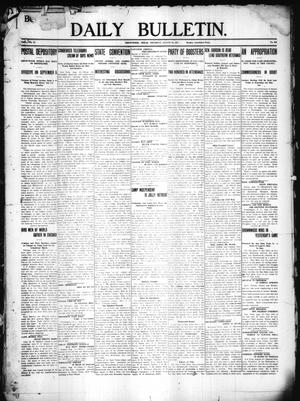 Daily Bulletin. (Brownwood, Tex.), Vol. 11, No. 252, Ed. 1 Thursday, August 10, 1911