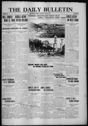 The Daily Bulletin (Brownwood, Tex.), Vol. 15, No. 166, Ed. 1 Thursday, April 27, 1916