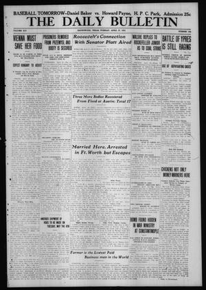 The Daily Bulletin (Brownwood, Tex.), Vol. 14, No. 164, Ed. 1 Tuesday, April 27, 1915