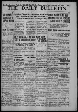The Daily Bulletin (Brownwood, Tex.), Vol. 16, No. 6, Ed. 1 Sunday, October 22, 1916