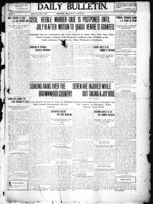 Daily Bulletin. (Brownwood, Tex.), Vol. 10, No. 216, Ed. 1 Monday, June 27, 1910