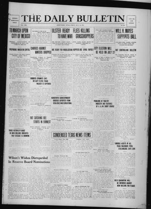 The Daily Bulletin (Brownwood, Tex.), Vol. 13, No. 215, Ed. 1 Friday, July 10, 1914
