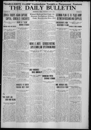 The Daily Bulletin (Brownwood, Tex.), Vol. 14, No. 237, Ed. 1 Wednesday, July 21, 1915